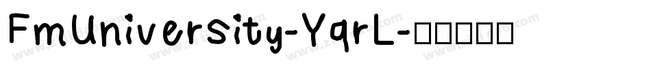FmUniversity-YqrL字体转换