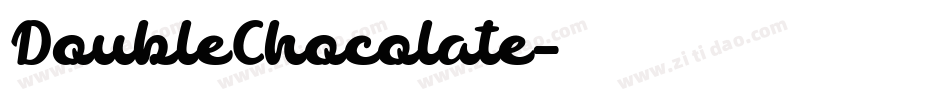 DoubleChocolate字体转换