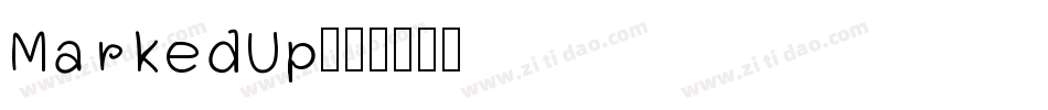 MarkedUp字体转换