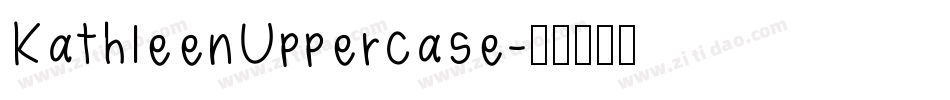 KathleenUppercase字体转换