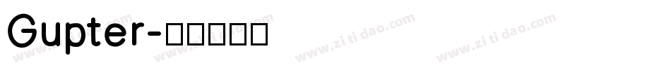 Gupter字体转换