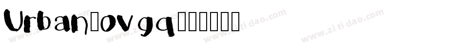 Urban-ovgq字体转换