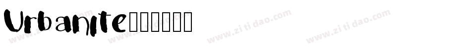 Urbanite字体转换