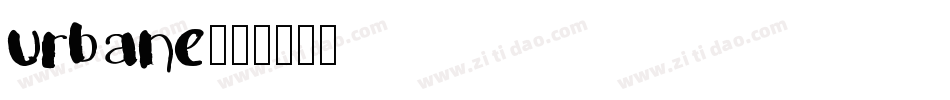 urbane字体转换