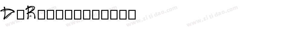 D'Rulers字体转换