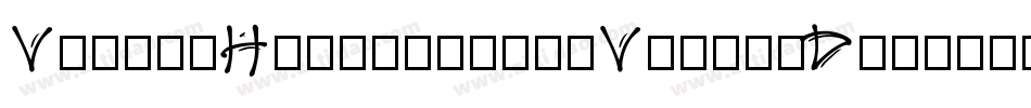 VikramHandwritingV1-757D字体转换