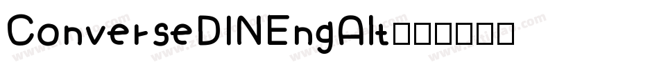 ConverseDINEngAlt字体转换