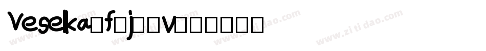Veselka4f-j17v字体转换