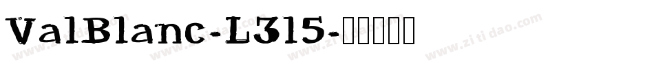 ValBlanc-L3l5字体转换