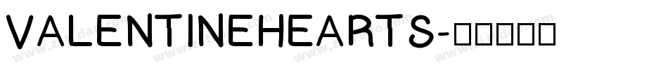 VALENTINEHEARTS字体转换