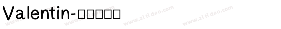 Valentin字体转换