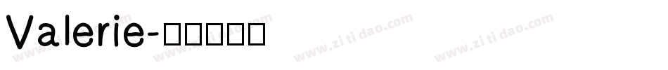Valerie字体转换