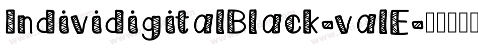 IndividigitalBlack-valE字体转换