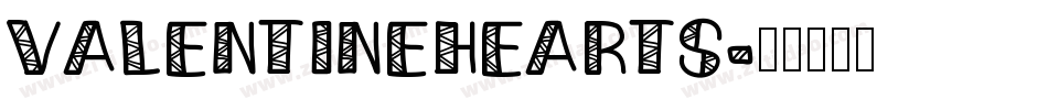 VALENTINEHEARTS字体转换