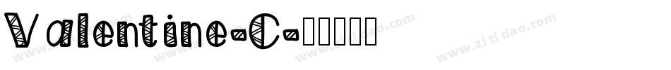 Valentine-C字体转换