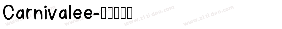 Carnivalee字体转换