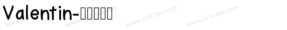 Valentin字体转换