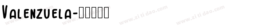 Valenzuela字体转换