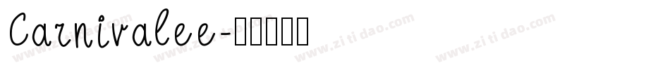 Carnivalee字体转换