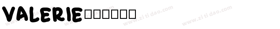 Valerie字体转换
