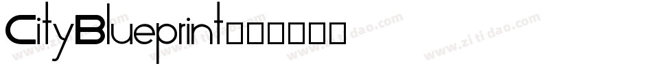 CityBlueprint字体转换