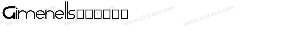 Gimenells字体转换