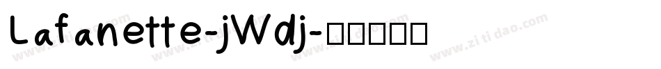 Lafanette-jWdj字体转换