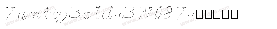 VanityBold-BW08V字体转换