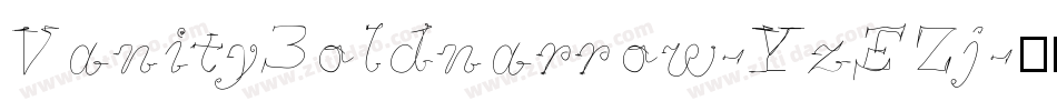 VanityBoldnarrow-YzEZj字体转换