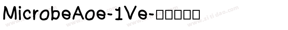 MicrobeAoe-1Ve字体转换