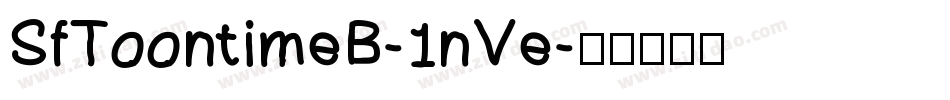 SfToontimeB-1nVe字体转换