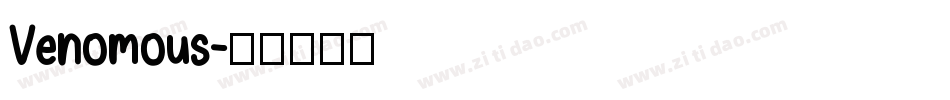 Venomous字体转换