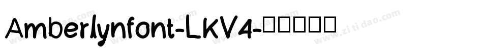 Amberlynfont-LKV4字体转换