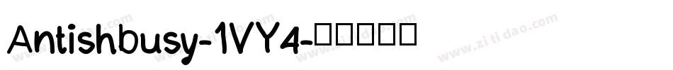 Antishbusy-1VY4字体转换