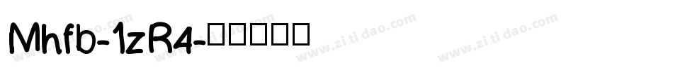 Mhfb-1zR4字体转换