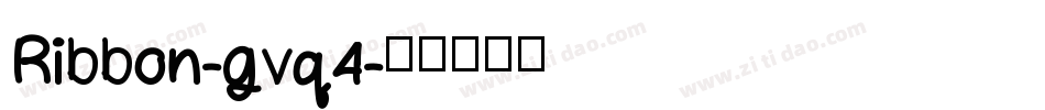 Ribbon-gvq4字体转换