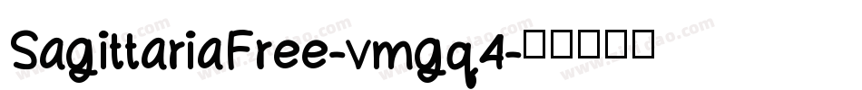 SagittariaFree-vmgq4字体转换