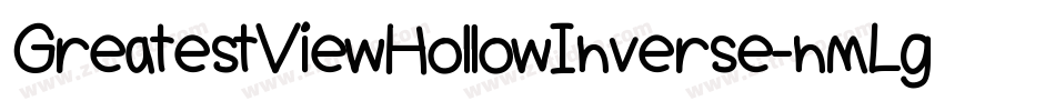 GreatestViewHollowInverse-nmLg字体转换