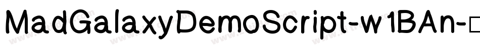 MadGalaxyDemoScript-w1BAn字体转换