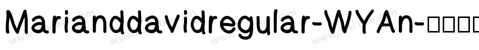 Marianddavidregular-WYAn字体转换
