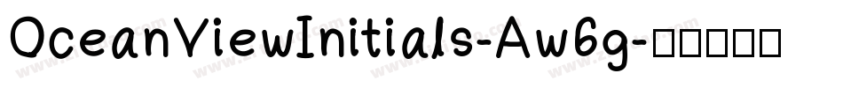 OceanViewInitials-Aw6g字体转换