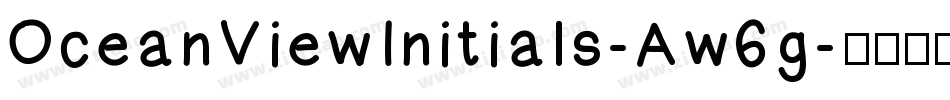OceanViewInitials-Aw6g字体转换