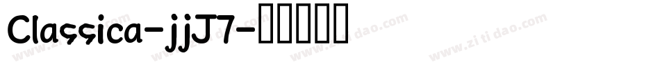 Classica-jjJ7字体转换