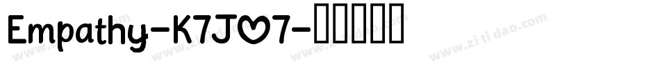 Empathy-K7JO7字体转换