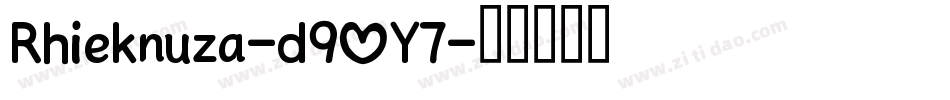 Rhieknuza-d9OY7字体转换