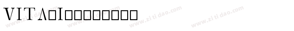 VITAMINO字体转换
