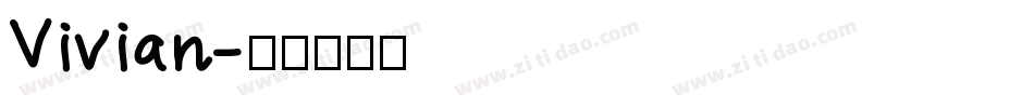 Vivian字体转换
