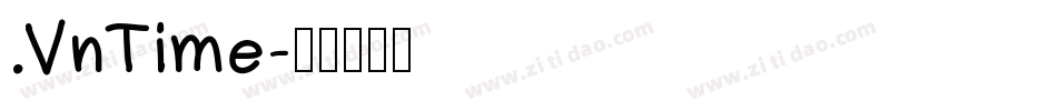 .VnTime字体转换