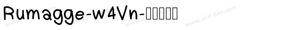 Rumagge-w4Vn字体转换