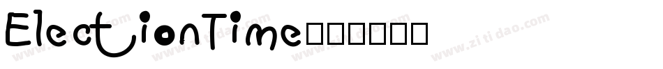 ElectionTime字体转换